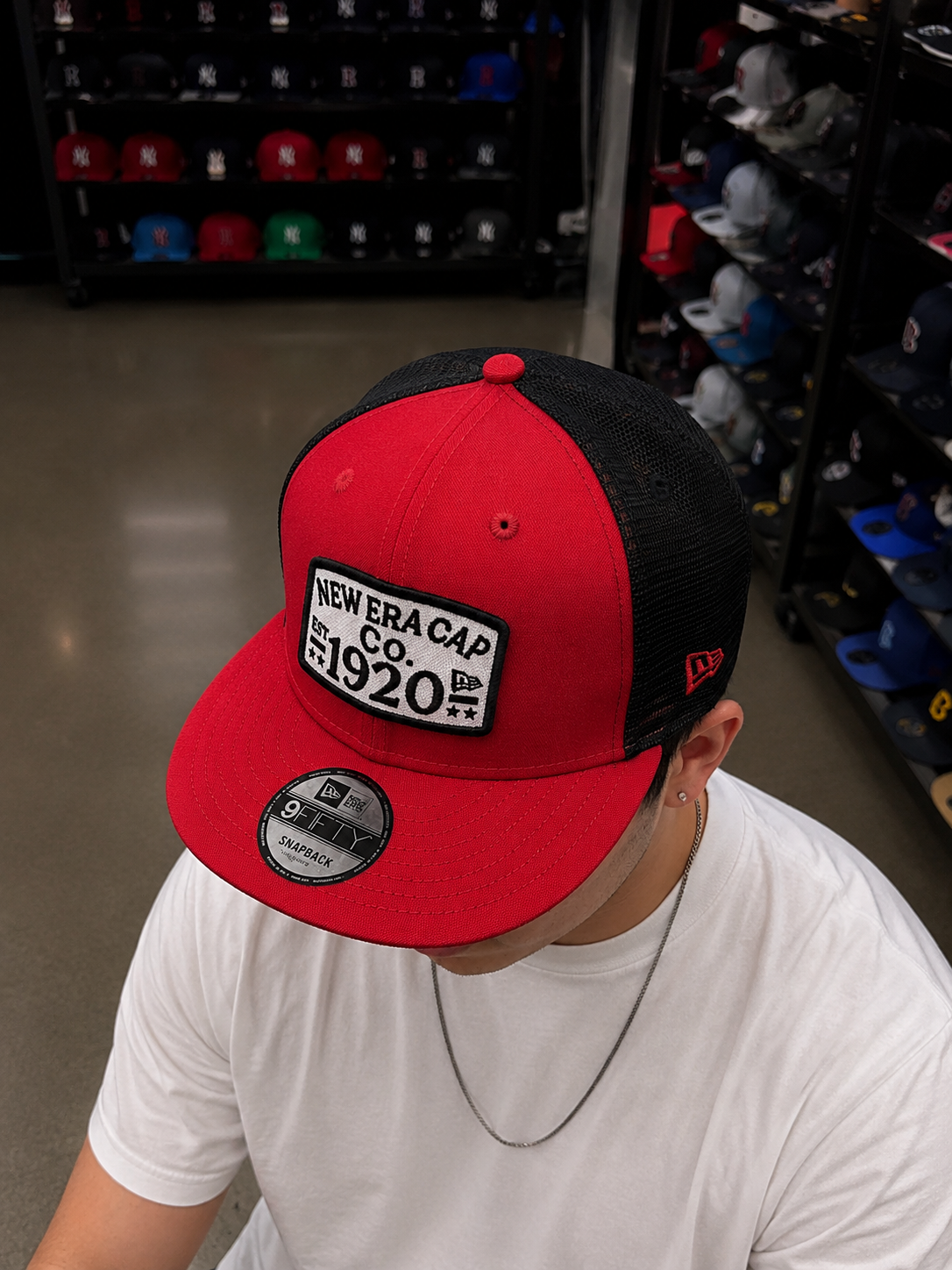 New Era Trucker Cap 1920 Rot/Schwarz