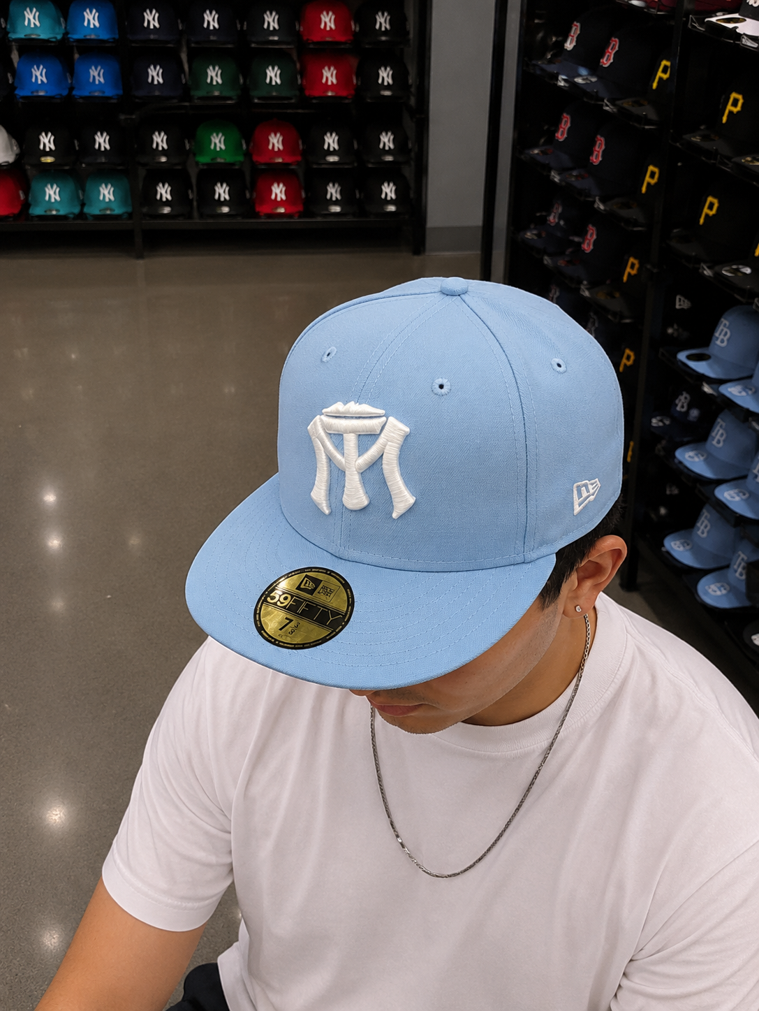 Premium Sultanes de Monterrey Baseballcap, himmelblau