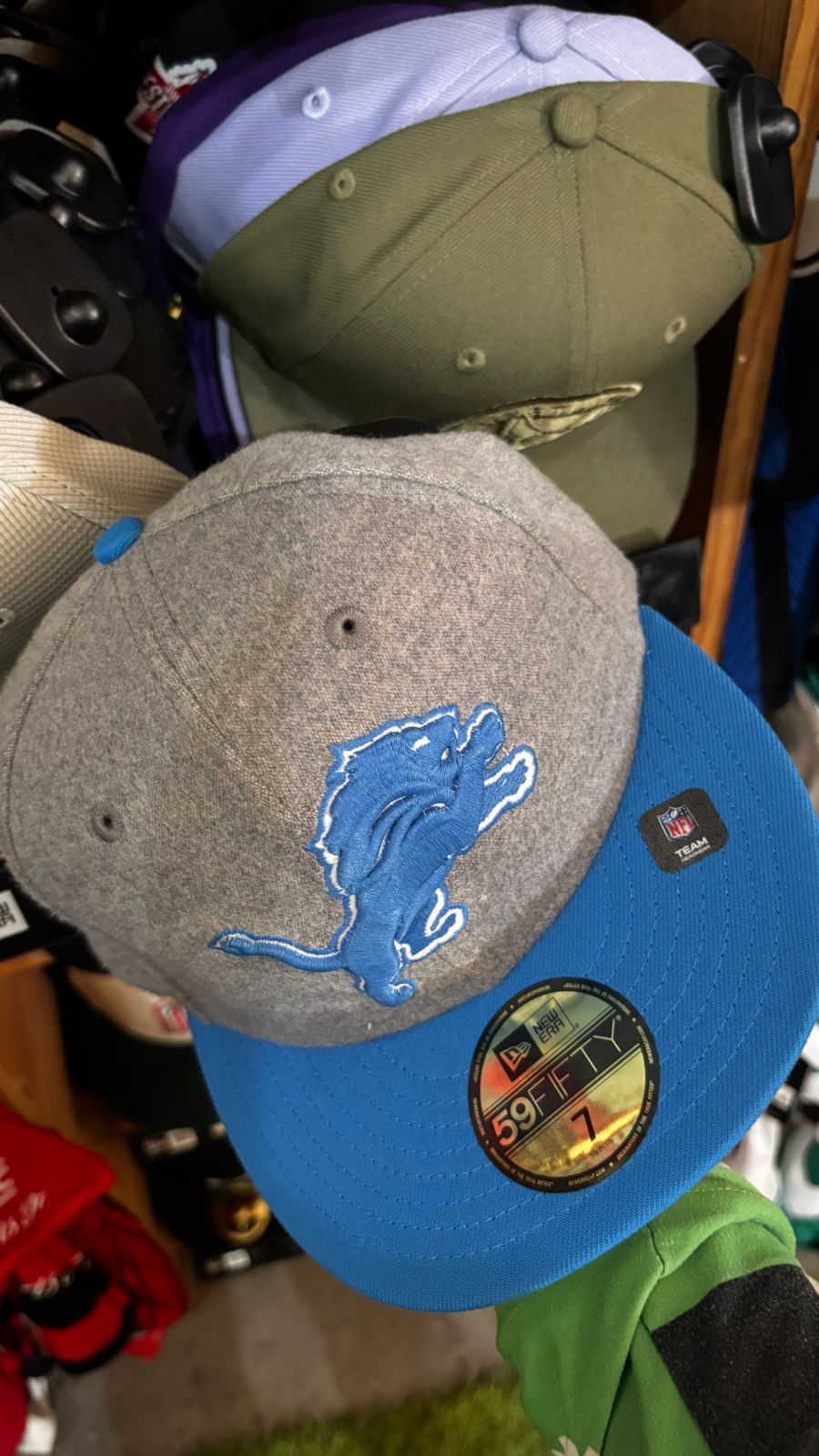 CAP NEW ERA 59FIFTY DETROIT LIONS NFL