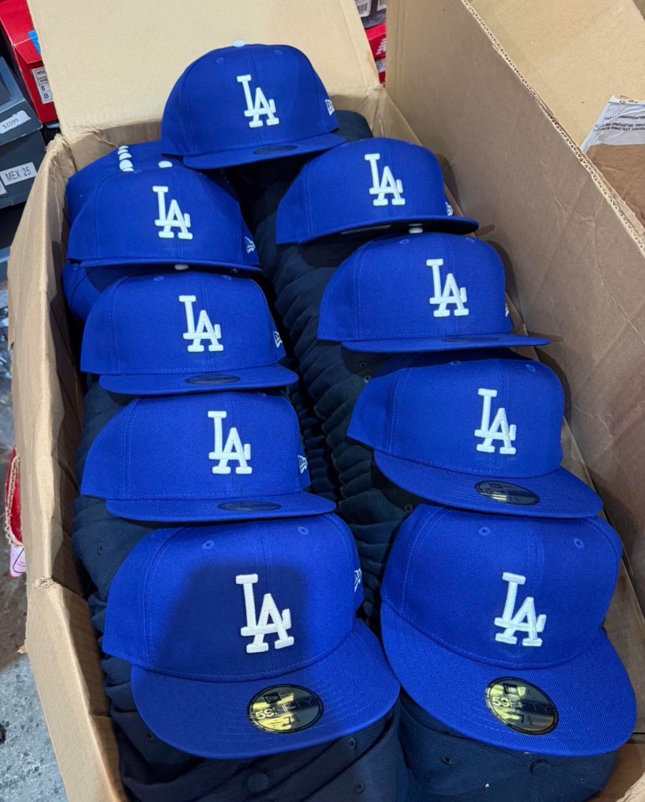 NEW ERA 59FIFTY LOS ANGELES DODGERS Kappe Königsblau